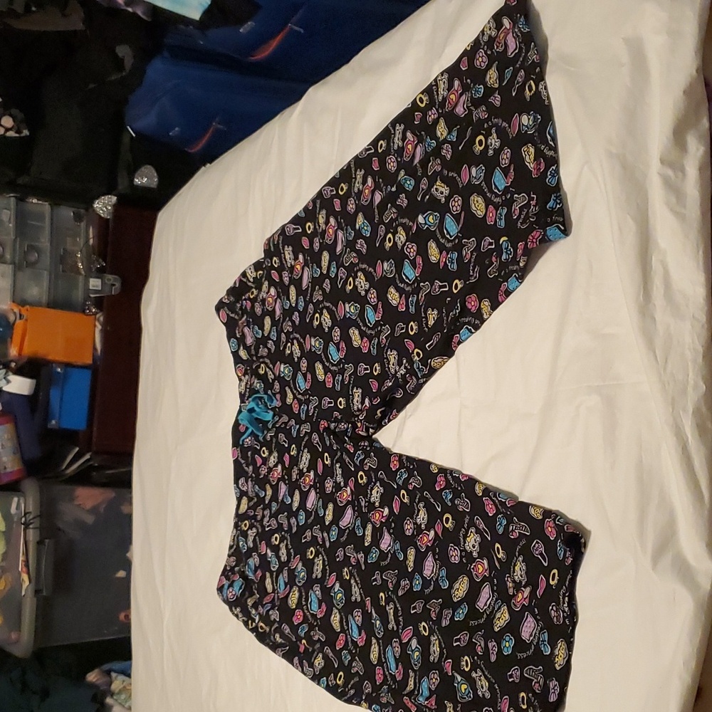 Deesse   wide leg capri length pajama pants 2x